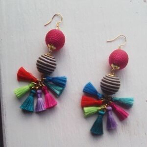 Colorful Tassel Earrings